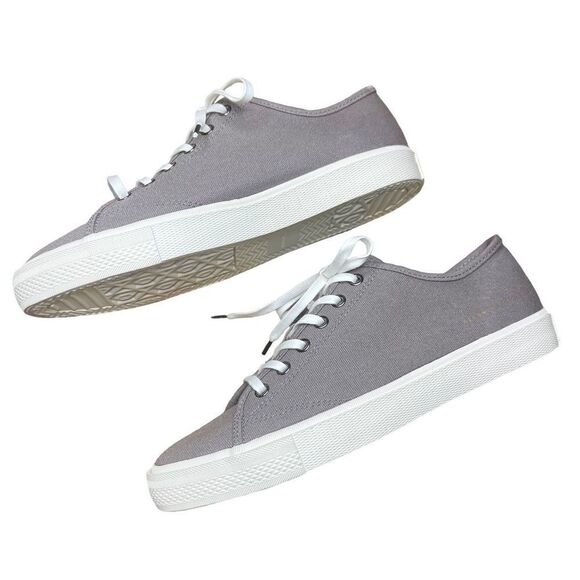 ALLSAINTS Charcoal Grey Theo Low Top Sneaker NWOB Size 42/9 - Picture 3 of 9